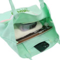 Japan Star Wars Tote Bag - Grogu Plush Moscot Mint - 3