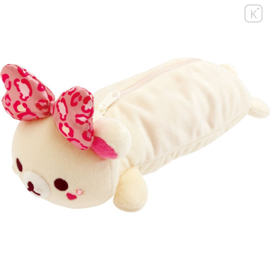 Japan San-x Original Plush Pen Pouch - Korilakkuma : Lots of Korilakkuma Leopard - 1