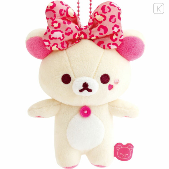 Japan San-x Original Hanging Plush Toy - Korilakkuma : Lots of Korilakkuma Leopard - 2