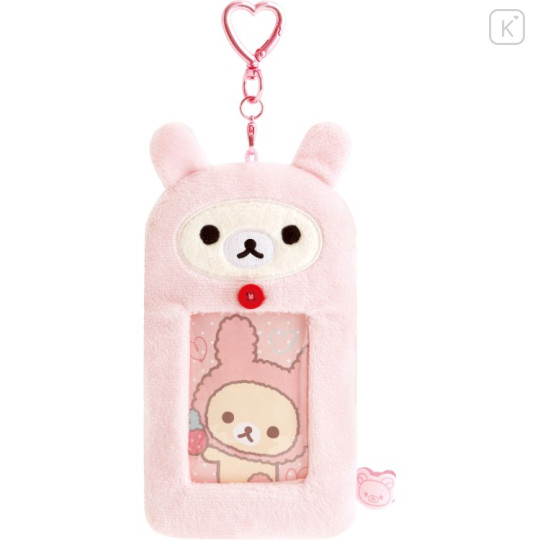 Japan San-X Plush Photo Keychain - Korilakkuma : Lots of Korilakkuma Rabbit - 1