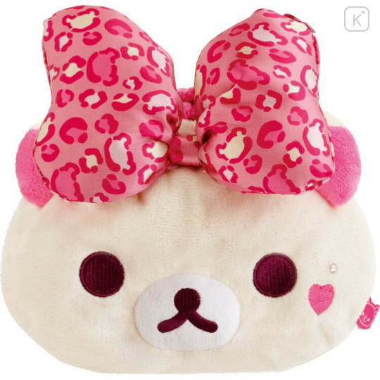 Japan San-x Original Plush Drawstring Bag - Korilakkuma : Lots of Korilakkuma Leopard - 2
