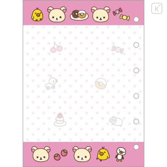 Japan San-x Original Squishy Sticker Binder - Korilakkuma : Lots of Korilakkuma - 5