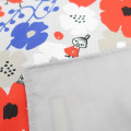 Japan Moomin Placemat - Little My : Nordic Flower Blue Red Grey - 2