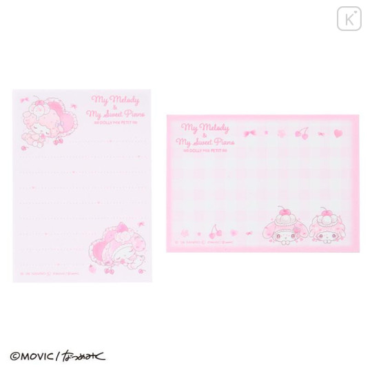 Japan Sanrio Mini Notepad - My Melody & My Sweet Piano : Dolly Mix Petit - 4