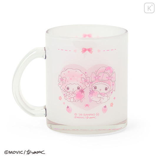 Japan Sanrio Glass Mug - My Melody & My Sweet Piano : Dolly Mix Petit - 2