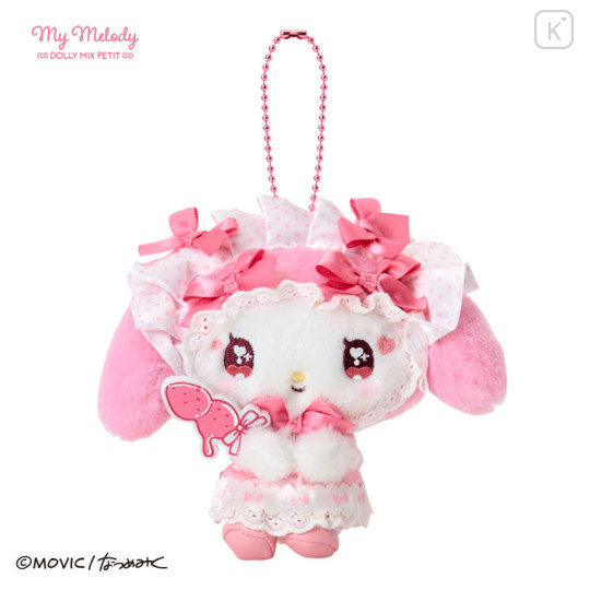 Japan Sanrio Mascot Holder - My Melody : Dolly Mix Petit Bonnet - 1