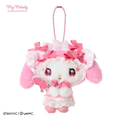 Japan Sanrio Mascot Holder - My Melody : Dolly Mix Petit Bonnet