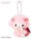 Japan Sanrio Mascot Holder - My Sweet Piano : Dolly Mix Petit Bonnet Strawberry