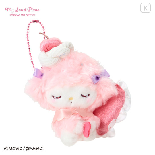 Japan Sanrio Mascot Holder - My Sweet Piano : Dolly Mix Petit Sleeping Soundly - 1