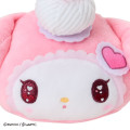 Japan Sanrio Face-shaped Pouch with Carabiner - My Melody : Dolly Mix Petit - 2