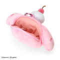 Japan Sanrio Face-shaped Pouch with Carabiner - My Melody : Dolly Mix Petit - 3