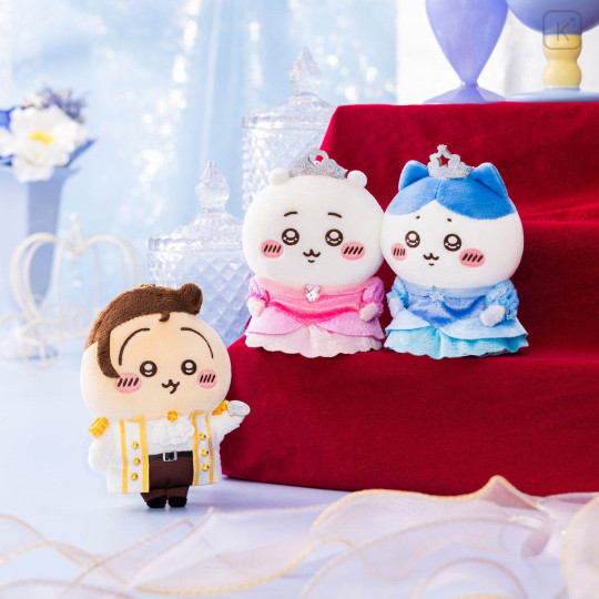Japan Chiikawa Mascot Holder - Usagi : Pu-Wappa Puffy Prince - 2