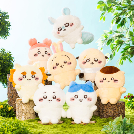 Japan Chiikawa Little Posing Plush Toy - Usagi : Sitting - 2