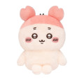 Japan Chiikawa Little Posing Plush Toy - Furuhonya Kani-chan : Sitting - 1