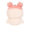 Japan Chiikawa Little Posing Plush Toy - Furuhonya Kani-chan : Sitting - 5