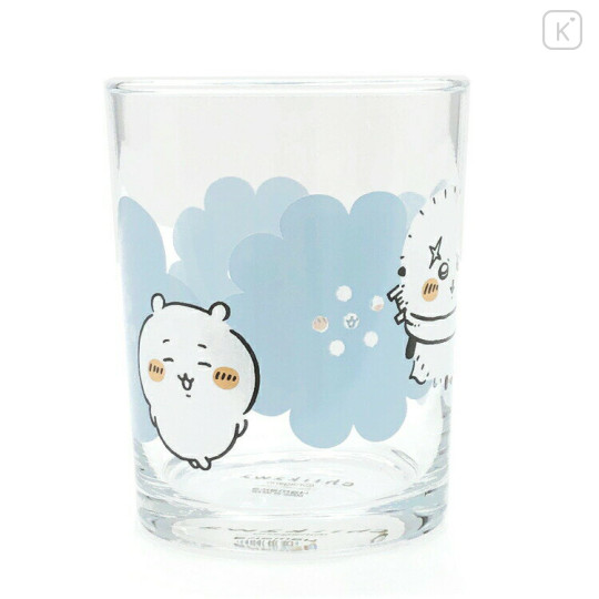 Japan Chiikawa Glass Tumbler - Chiikawa & Hachiware & Rakko : Happy Blossom - 1