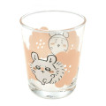 Japan Chiikawa Glass Tumbler - Furuhonya Kani-chan & Momonga : Happy Blossom - 2