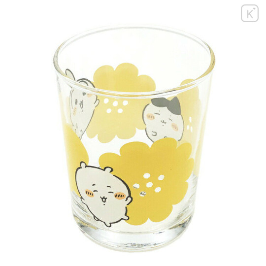 Japan Chiikawa Glass Tumbler - Chiikawa & Hachiware & Usagi : Happy Blossom - 2