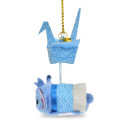 Japan Disney Store Tsum Tsum Plush Keychain - Stitch : Paper Origami Crane Style - 3