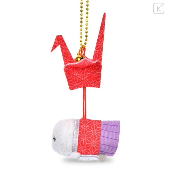Japan Disney Store Tsum Tsum Plush Keychain - Baymax : Paper Origami Crane Style - 3