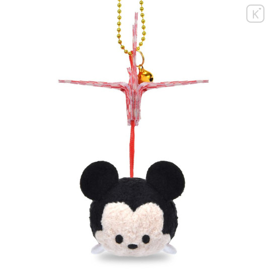 Japan Disney Store Tsum Tsum Plush Keychain - Mickey : Paper Origami Crane Style - 2