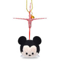 Japan Disney Store Tsum Tsum Plush Keychain - Mickey : Paper Origami Crane Style - 2