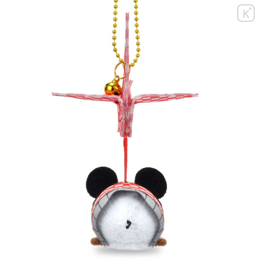 Japan Disney Store Tsum Tsum Plush Keychain - Mickey : Paper Origami Crane Style - 4