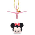 Japan Disney Store Tsum Tsum Plush Keychain - Minnie : Paper Origami Crane Style - 2