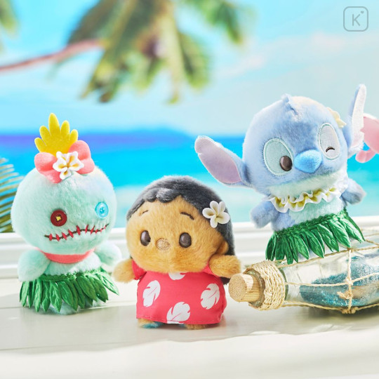 Japan Disney Store Urupocha-chan Plush - Scrump : Hawaiian Hula - 2
