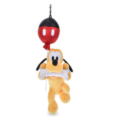Japan Disney Store Plush Keychain - Pluto : Balloon
