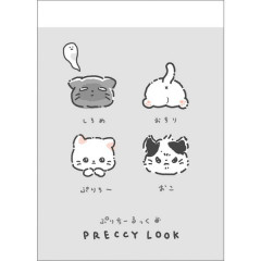Japan Crux Mini Notepad - Cat Preccy Look B