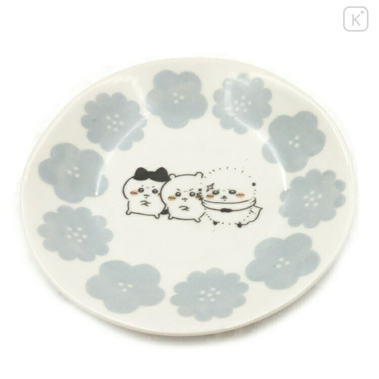 Japan Chiikawa Small Plate - Chiikawa & Hachiware & Rakko : Happy Blossom - 1