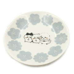 Japan Chiikawa Small Plate - Chiikawa & Hachiware & Rakko : Happy Blossom