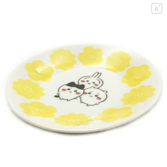 Japan Chiikawa Small Plate - Chiikawa & Hachiware & Usagi : Happy Blossom - 2