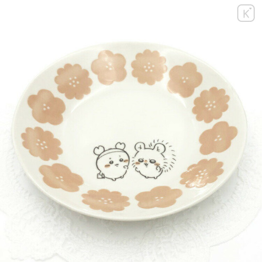 Japan Chiikawa Curry & Pasta Plate - Furuhonya Kani-chan & Momonga : Happy Blossom - 1
