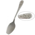 Japan Chiikawa Stainless Steel Spoon - Furuhonya Kani-chan & Momonga : Happy Blossom - 2