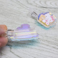 Japan Sanrio Aurora Acrylic Hair Clip Set - Hello Kitty & Tiny Chum : Candy - 2