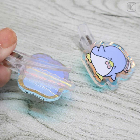 Japan Sanrio Aurora Acrylic Hair Clip Set - Tuxedosam : Wink - 2