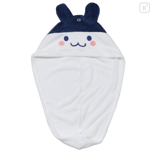 Japan Tamagotchi Quick Dry Hair Cap Towel - Mimitchi : Smile Face - 1