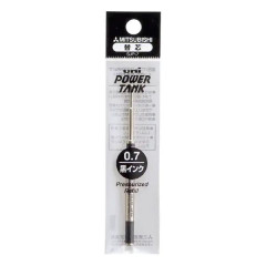 Japan Uni Power Tank SJP-7 Ballpoint Pen Refill - 0.7mm Black / 10pcs Set