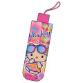 Japan Sanrio Car Sunshade Umbrella M - Hello Kitty : Summer Beach Y2K Tan Pink - 2