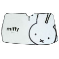 Japan Miffy Car Sunshade Umbrella M - Miffy : Face White - 1