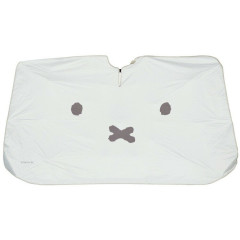 Japan Miffy Car Sunshade Umbrella M - Miffy : Face White B