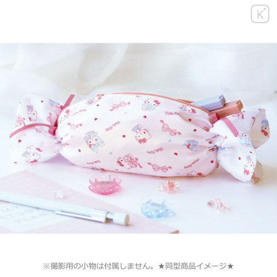 Japan Sanrio Pen Pouch Pencil Case - Kuromi : Candy Style - 3