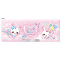 Japan Kamio Double-opening Pencil Case - Kira Usa Twins Bubble Rabbit : Heisei Retro Candy Pink - 2