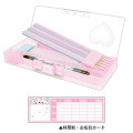 Japan Kamio Double-opening Pencil Case - Kira Usa Twins Bubble Rabbit : Heisei Retro Candy Pink - 3