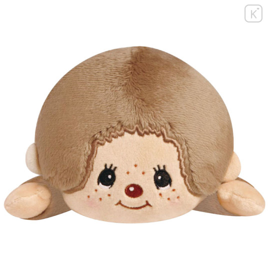 Japan Monchhichi Fluffy Plush Pen Case - Smile - 2