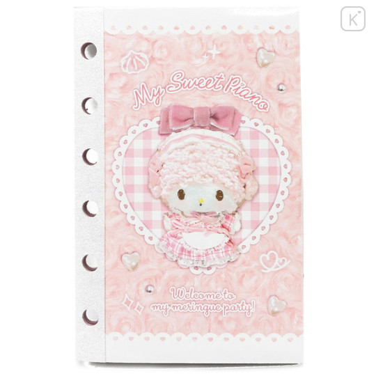 Japan Sanrio 6 Hole Sticker Notebook - My Sweet Piano : Lolita - 1