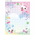 Japan Kamio 6 Hole Sticker Notebook - Kira Usa Twins Bubble Rabbit : Candy Fruit - 2