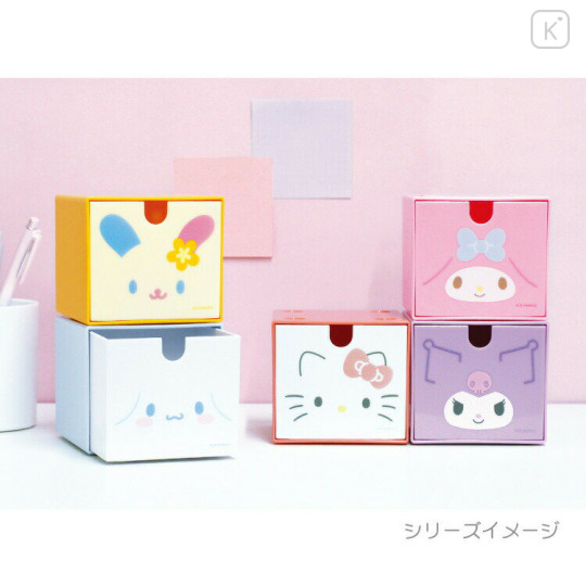 Japan Sanrio Stacking Chest Drawer - Hello Kitty : Leopard Pastel - 3